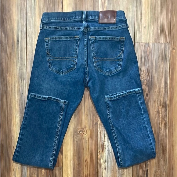 Men’s Slim Straight Epic Flex Hollister Blue Jeans Size 26/30 - Picture 3 of 4